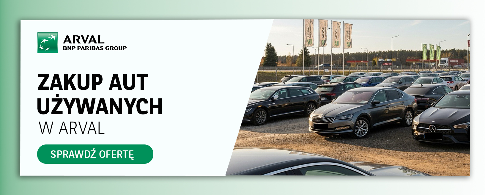 Baner zakup aut używanych Arval