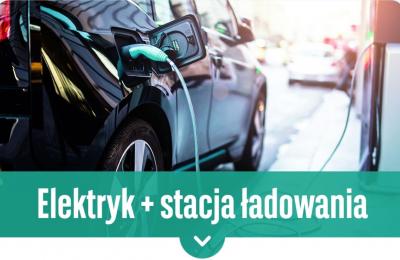 elektryk i stacja ładowania