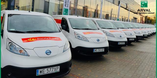 ARVAL DOSTARCZYŁ DO POCZTY POLSKIEJ 20 ELEKTRYCZNYCH AUT